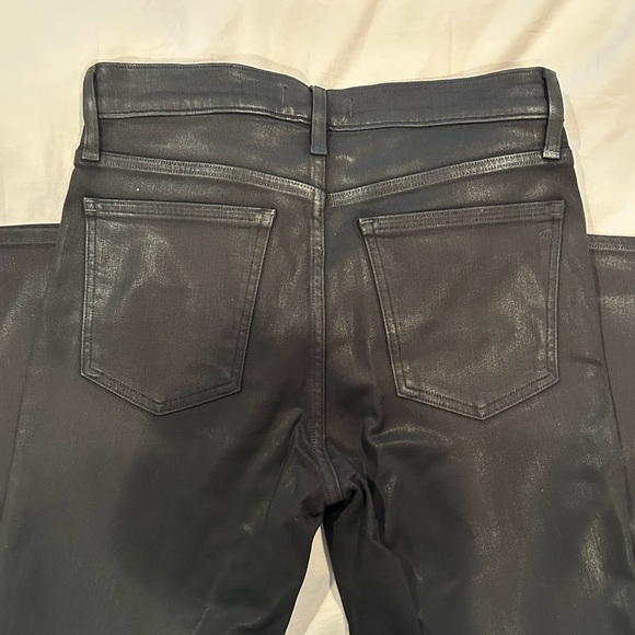 Madewell Bootcut Coated Black Jeans- Size 28 - Picture 4 of 5